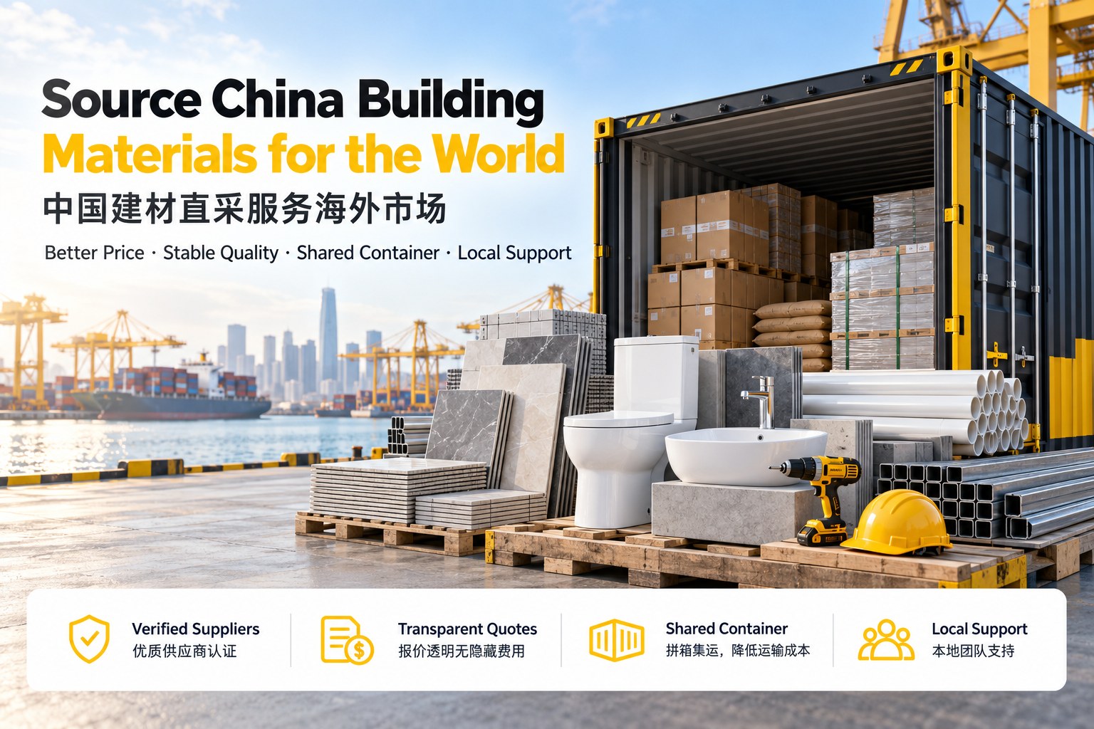 Source China Building Materials for the World